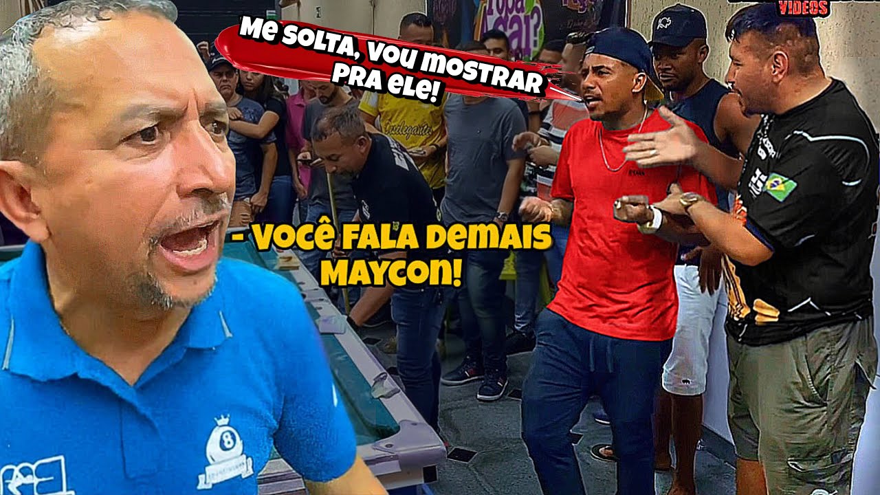 MAYCON PARTE COM TUDO PRA CIMA DA BRUXARIA DO BAIANINHO E CLIMA PEGA FOGO NO SALÃO. VEJA!