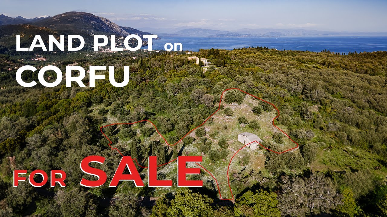 Unique Land Plot in Nature for Sale on Corfu, Greece