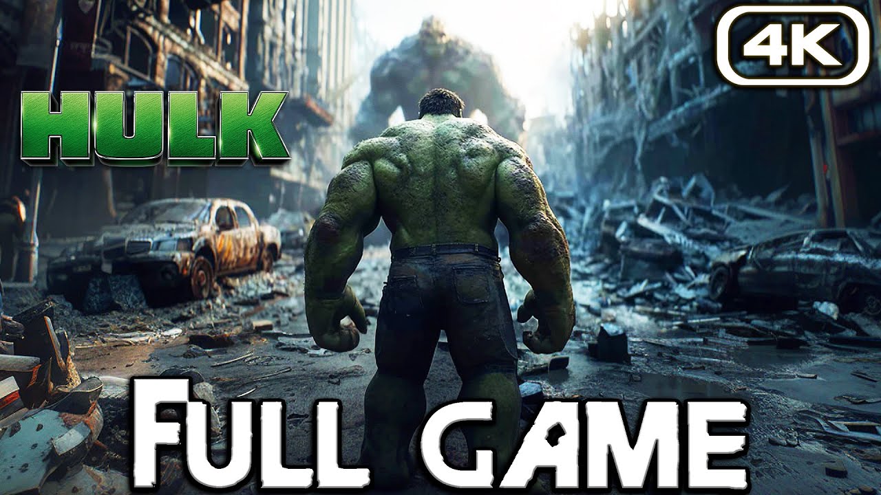 THE INCREDIBLE HULK Gameplay Walkthrough FULL GAME (4K 60FPS) No Commentary
