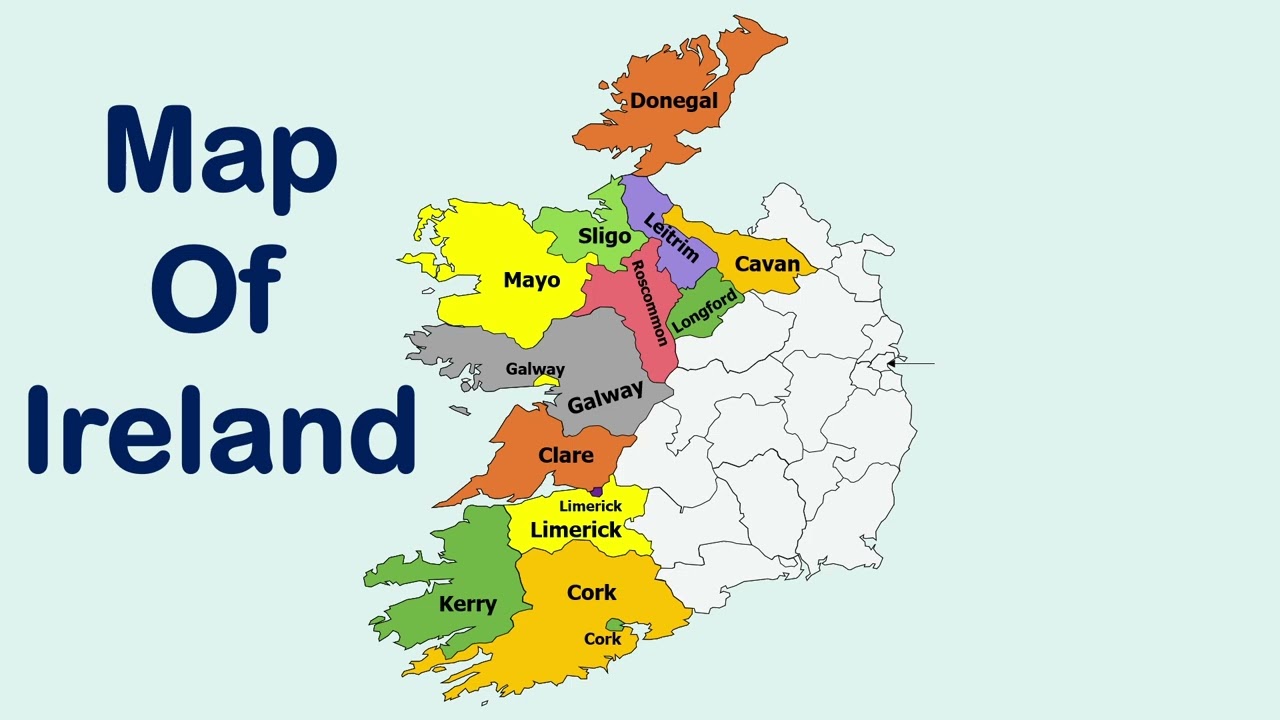 Map Of Ireland | Ireland Map