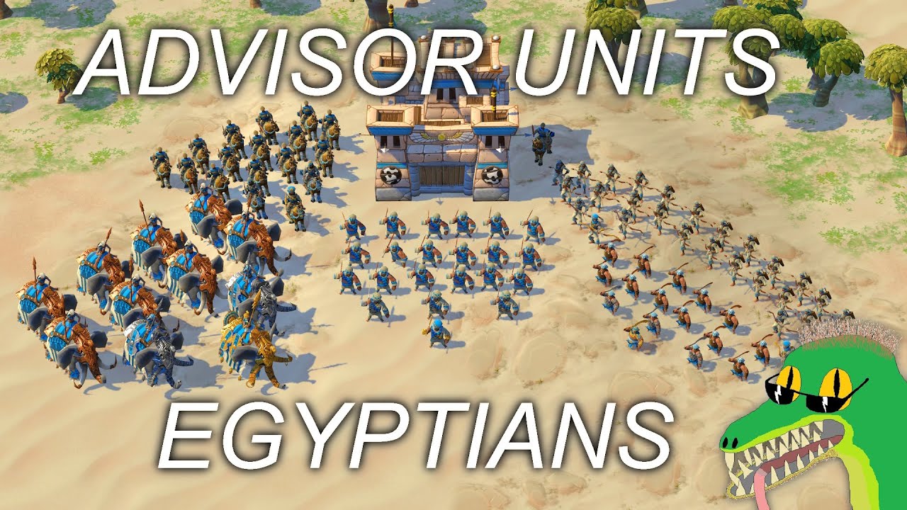 Egyptian Advisor Units - Age of Empires Online Project Celeste