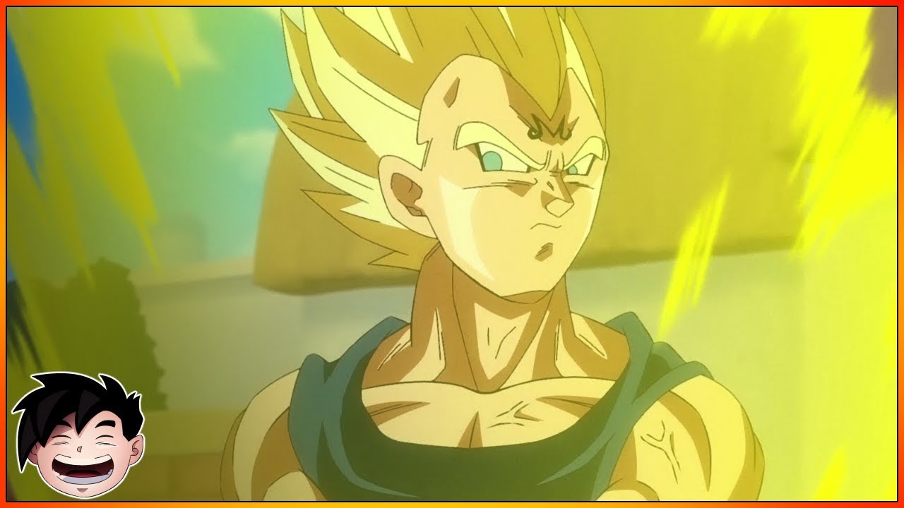 Goku tries to stop Majin Vegeta ( Fan Animated Parody )