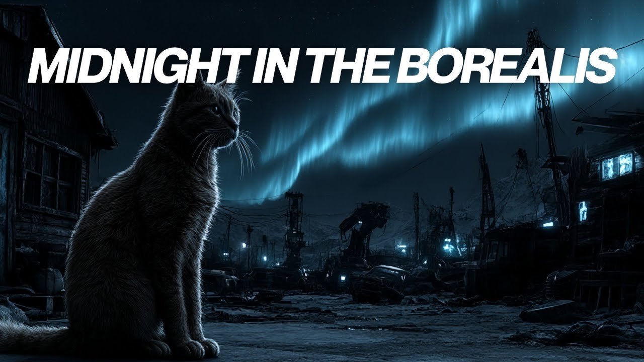 Midnight in the Borealis | Deep Dystopian Sleep Stream – 8 Hour Ambient Trap Industrial Soundscapes