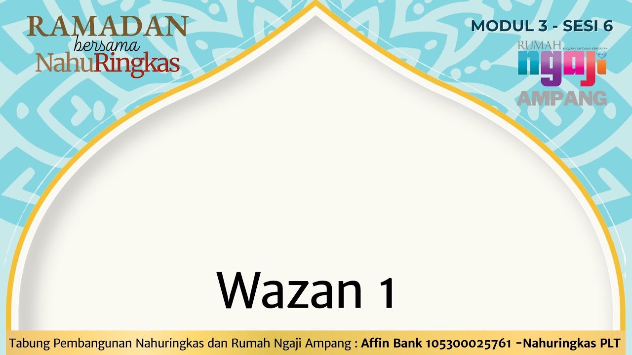 Ramadan 2025 Modul 3 Sesi 6