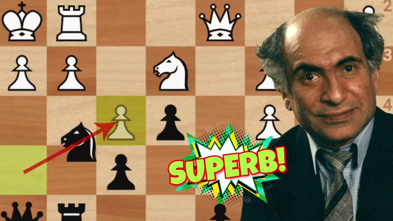 Superb Knight Sacrifice! Mikhail Tal Vs. Jan Timman, 1973 Tallinn