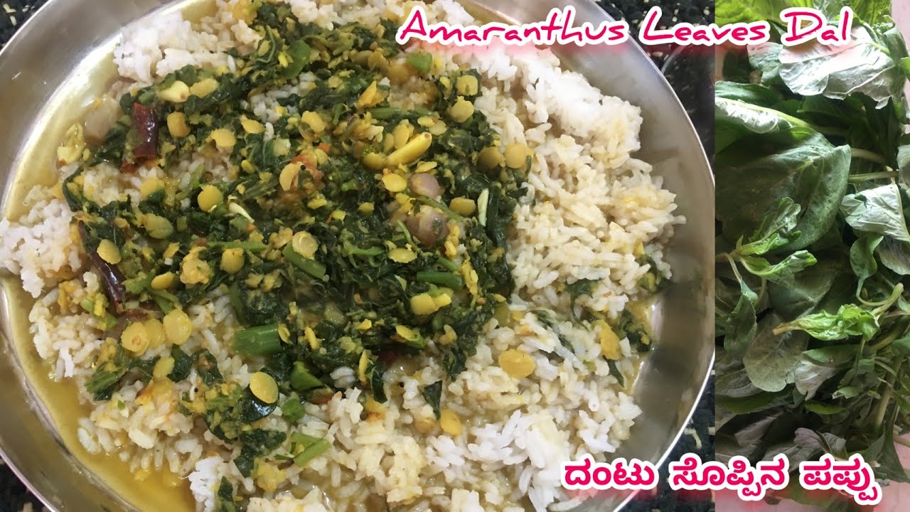 ಲೈಟಾಗಿ ಏನಾದರೂ ಊಟ ಮಾಡಬೇಕು ಅನಿಸಿದರೆ, ಈ ದಂಟು ಸೊಪ್ಪಿನ ಪಪ್ಪು ಮಾಡಿಕೊಳ್ಳಿ| Amaranthus Leaves Pappu / Dal.||