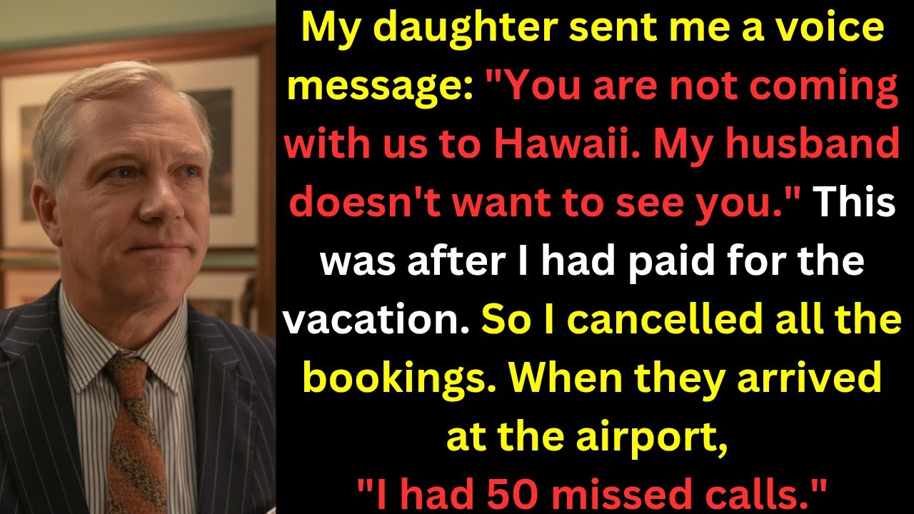 My Daughter Sent Me A Voice Message You Wont Be Flying With Us to Hawaii  My Husband Doesn't Want...