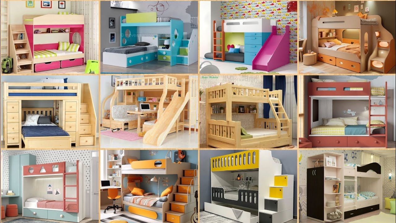 Latest Top 80 Bunk Bed Designs 2026 || Wooden Bunk Bed Designs for Children || Modern Bunk Bed 