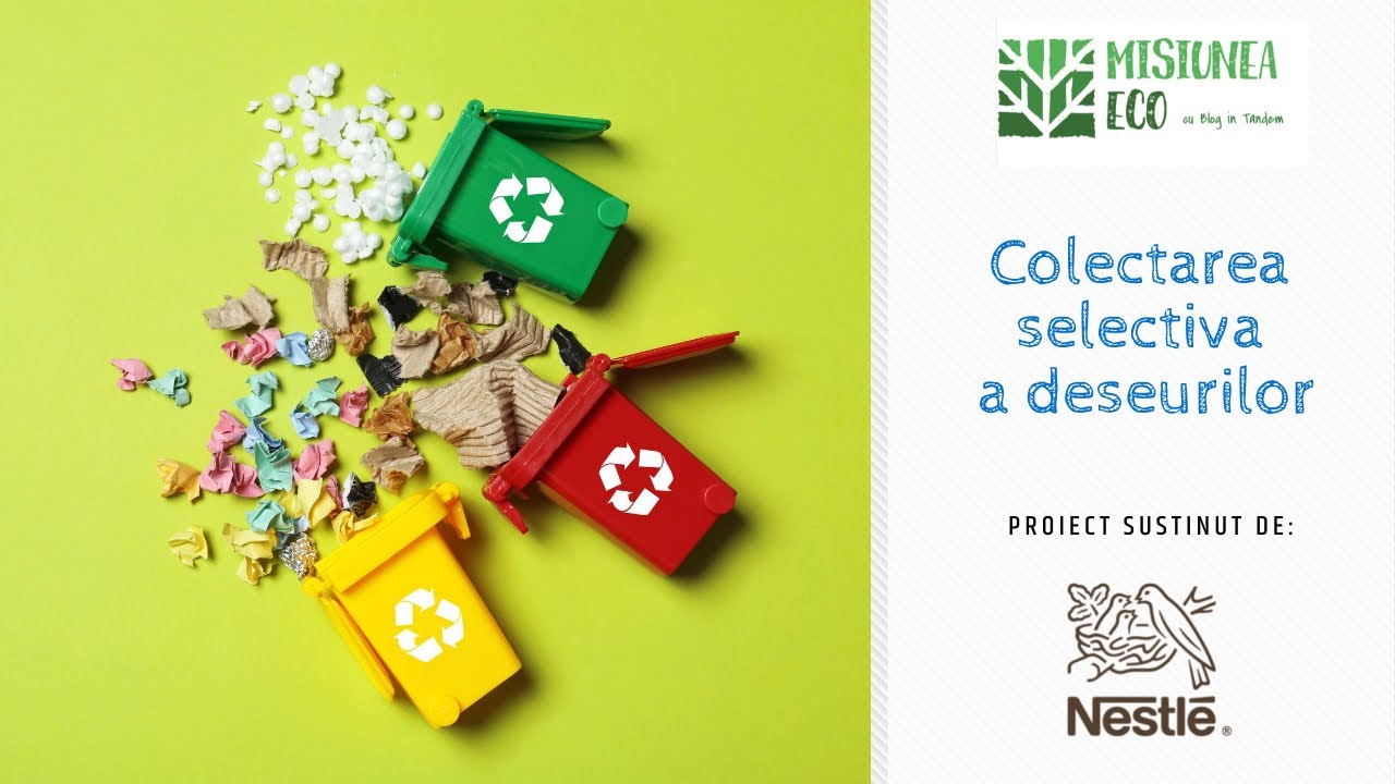 Misiunea ECO: Colectarea Selectivă a Deșeurilor
