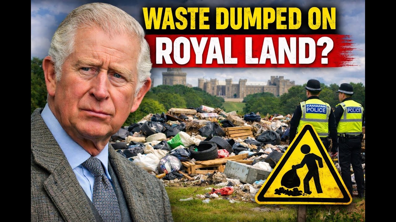 KING CHARLES CAUGHT UP IN A FLY TIP