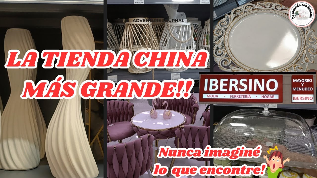 MEGA TIENDA CHINA IBERSINO/ DECORACIÓN MUEBLES ARTICULOS DE COCINA BAÑO NOVEDADES 2025#viral #video