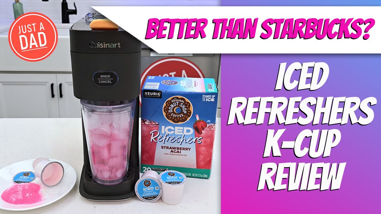 Donut Shop Iced Refreshers Strawberry Acai K-Cup ОБЗОР Вкус точь-в-точь как в Starbucks!