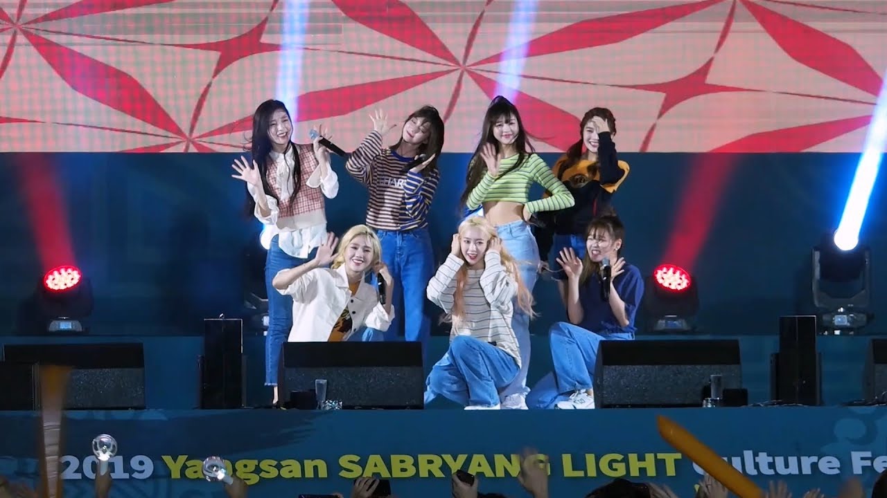 [4K]191011 오마이걸(OH MY GIRL) 양산 삽량 빛 문화축전 전체 직캠(Full Version Fancam)