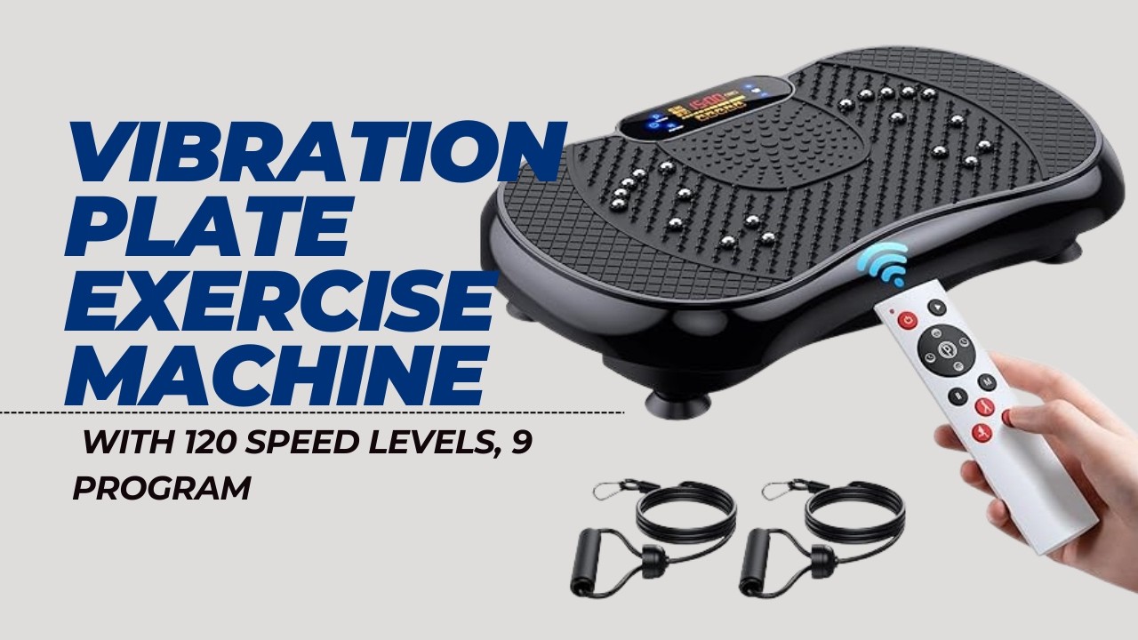 Upgrade your home workouts with this Vibration Plate Exercise Machine,