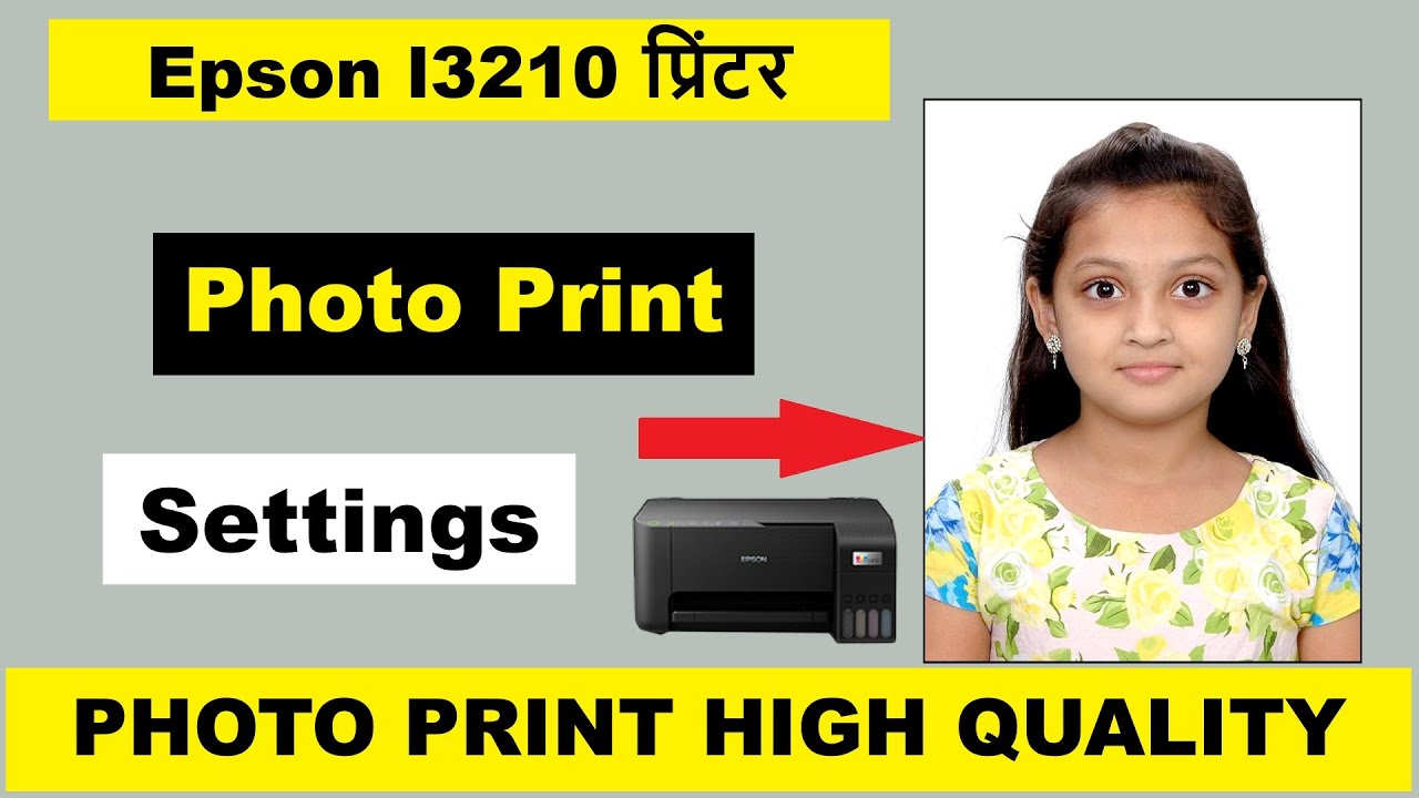 Epson l3210 photo print settings | Epson l3210 passport size photo print Best settings High Quality