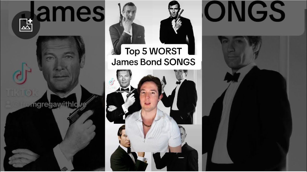 Top 5 WORST James Bond SONGS #007 #jamesbond #tiktok