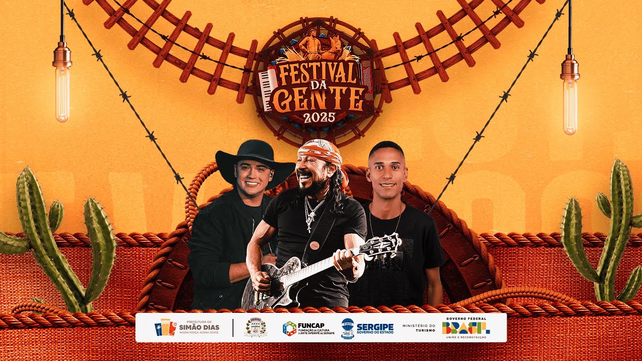 Festival da Gente 2025 | Simão Dias/SE - Domingo 03/08/25