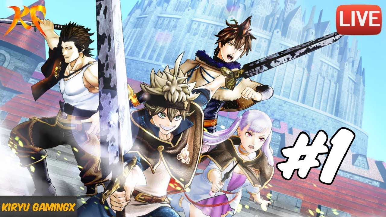 Black Clover: Quartet Knights (PS4) Let's Play - Part 1 : Welcome to the world of magic!