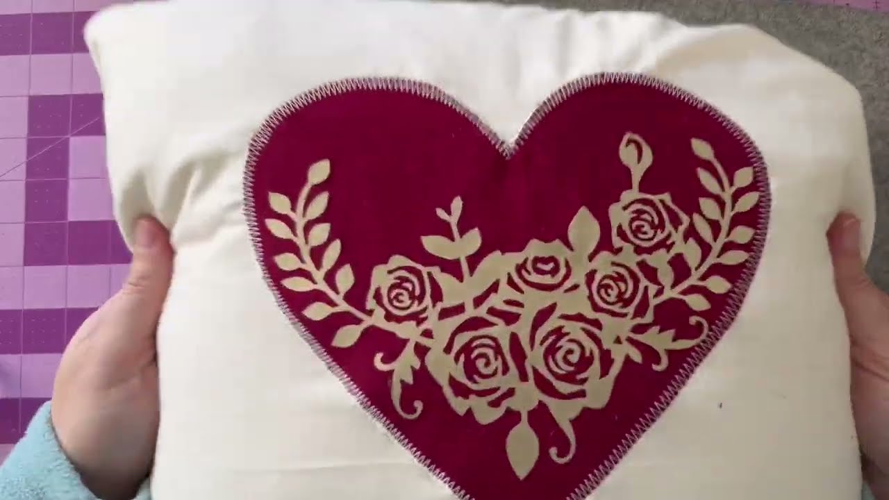 ScanNCut Artspira DIY Heart Pillowcase
