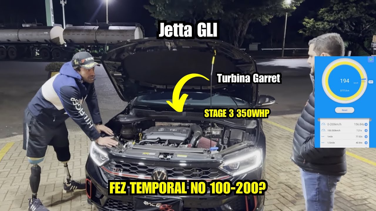 Jetta GLI STAGE 3 com turbo garret fez lenda no ranking?