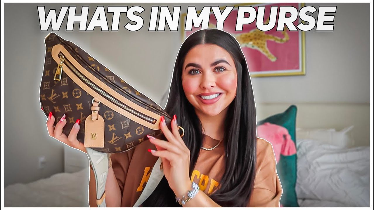 What’s in my purse! 🩷 Louis Vuitton high rise bum bag! *2024*