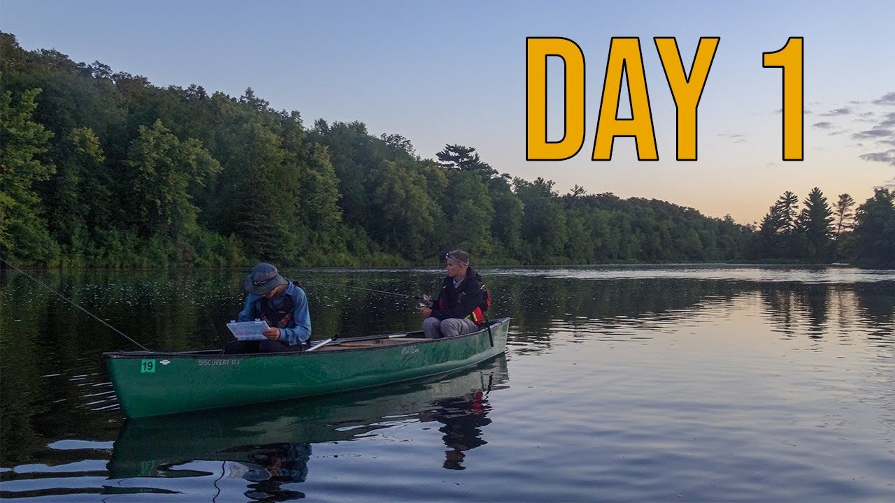 4 Day Canoe Trip - 100 Miles on St. Croix River - Day 1
