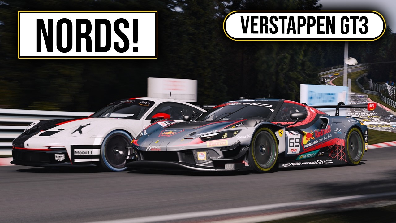 Max Verstappen’s Nordschleife GT3 Debut (NLS) Race Lap | Ferrari 296 GT3 (Assetto Corsa)