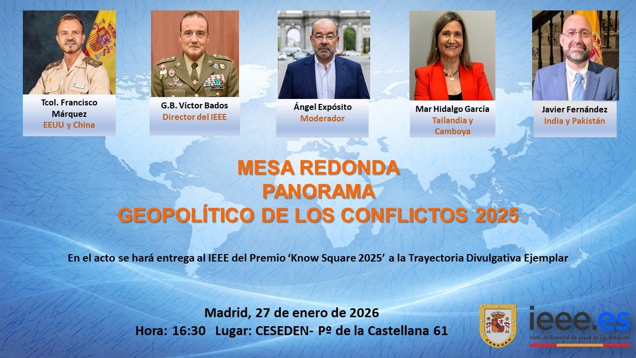 MESA REDONDA PANORAMA GEOPOLÍTICO DE LOS CONFLICTOS 2025