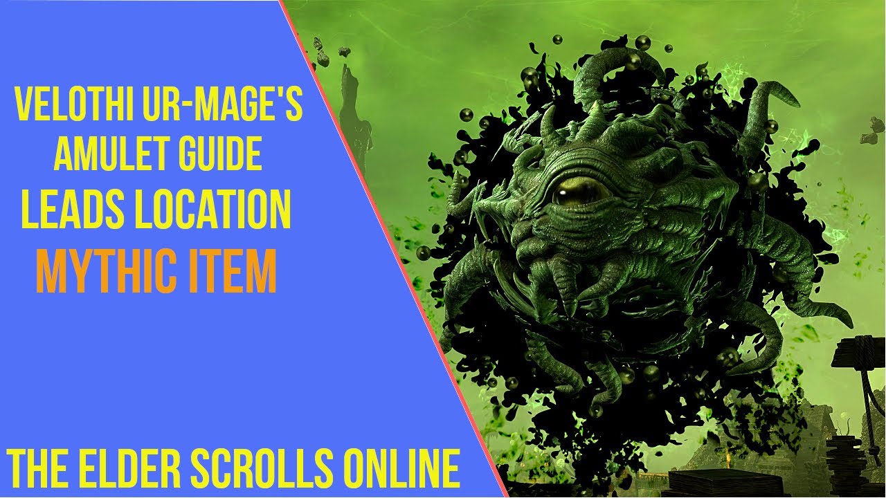 ESO Velothi Ur-Mage's Amulet Leads Location Guide