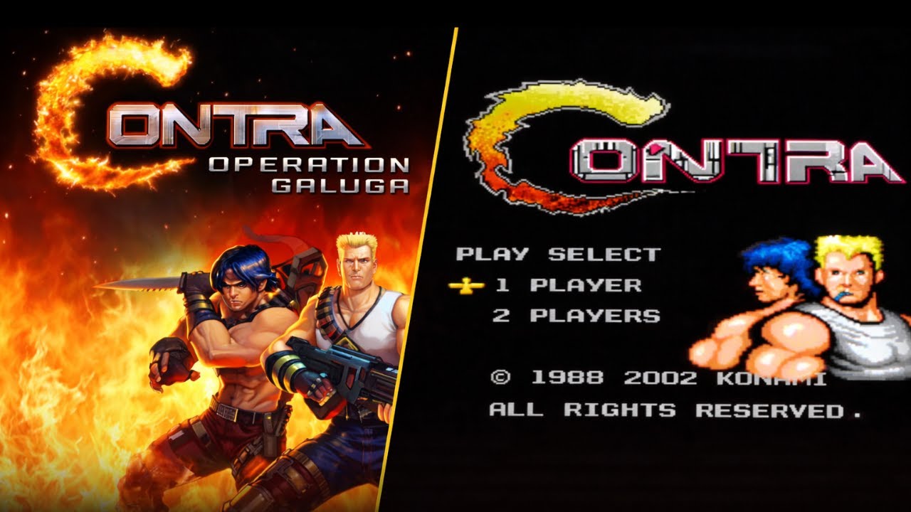 Remake vs Original CONTRA 2024 vs 1988