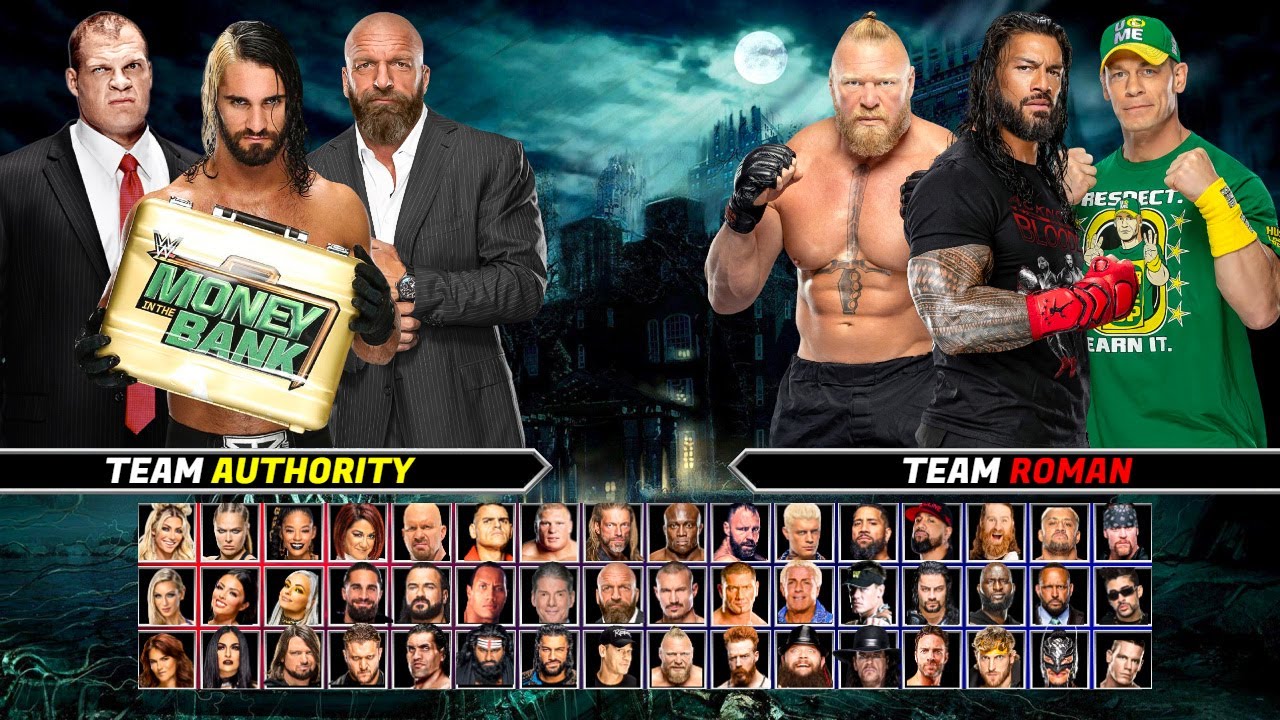 WWE Authority Vs Roman Reigns John Cena & Brock Lesnar WWE 2K22
