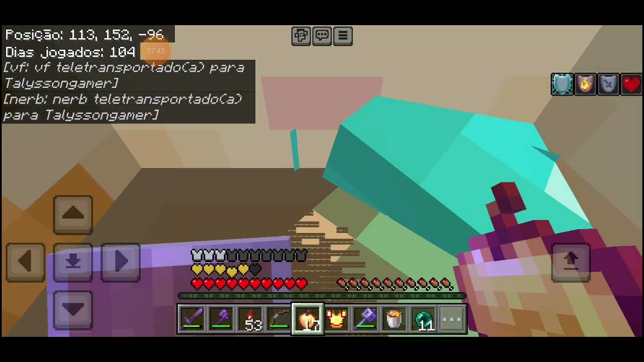 pvp no minecraft :surpresa no final