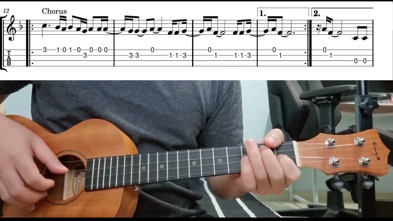 Easy On Me (Adele) - Easy Beginner Ukulele Tab With Playthrough Tutorial Lesson