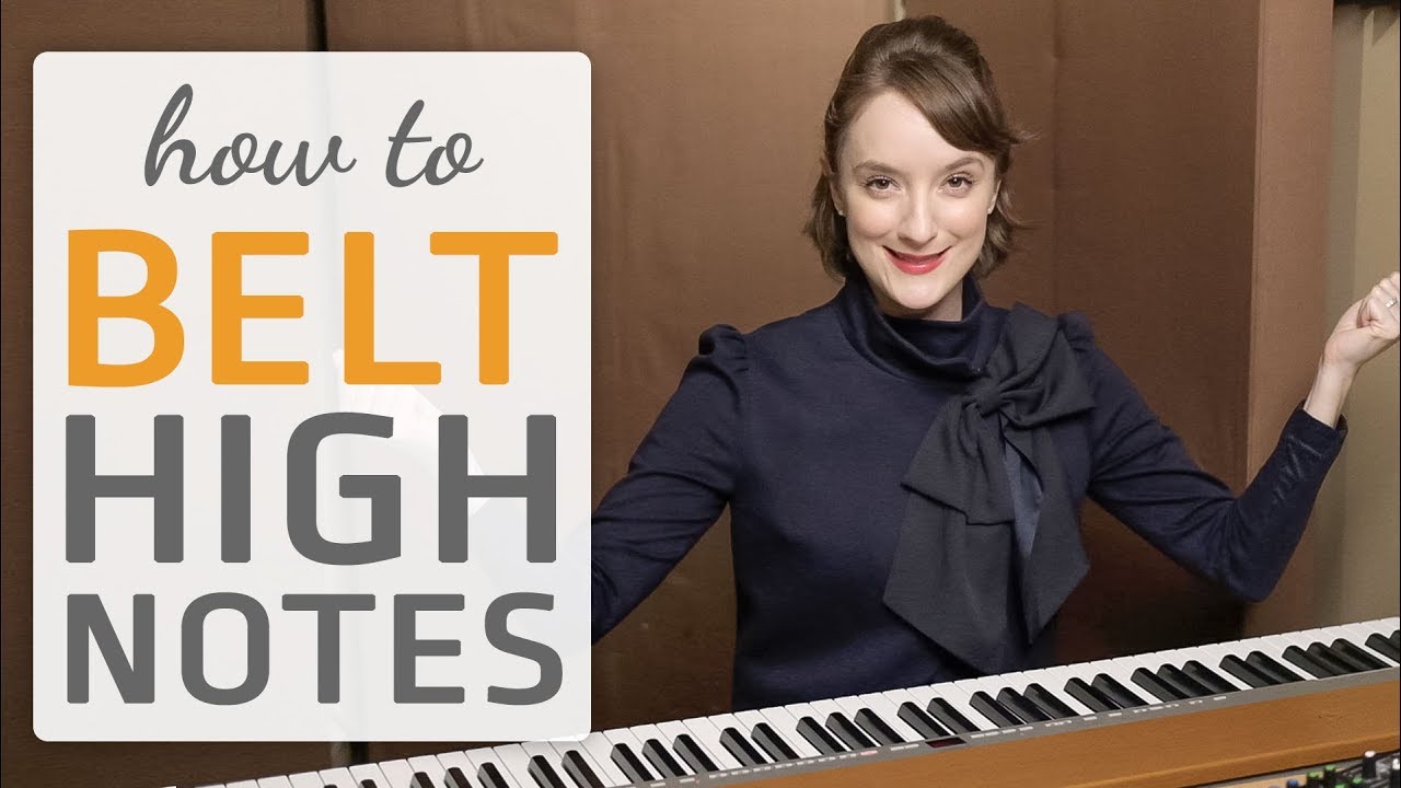 how to belt high notes when you sing - vocal exercise