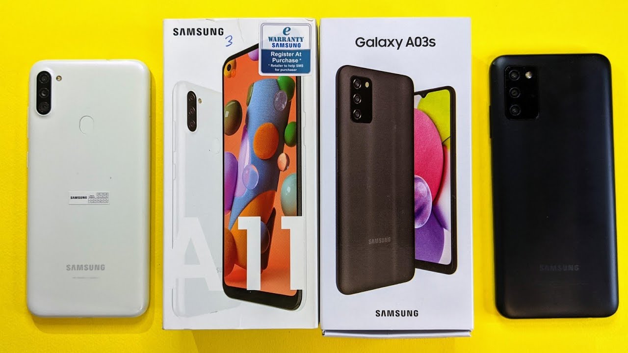 Samsung Galaxy A03s vs Samsung Galaxy A11