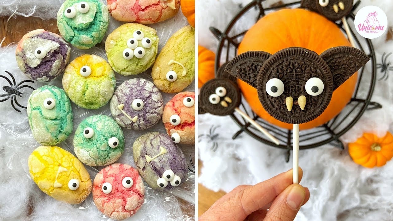 2 idee FACILISSIME di Halloween per BAMBINI | RICETTE LAST MINUTE | UnicornsEatCookies
