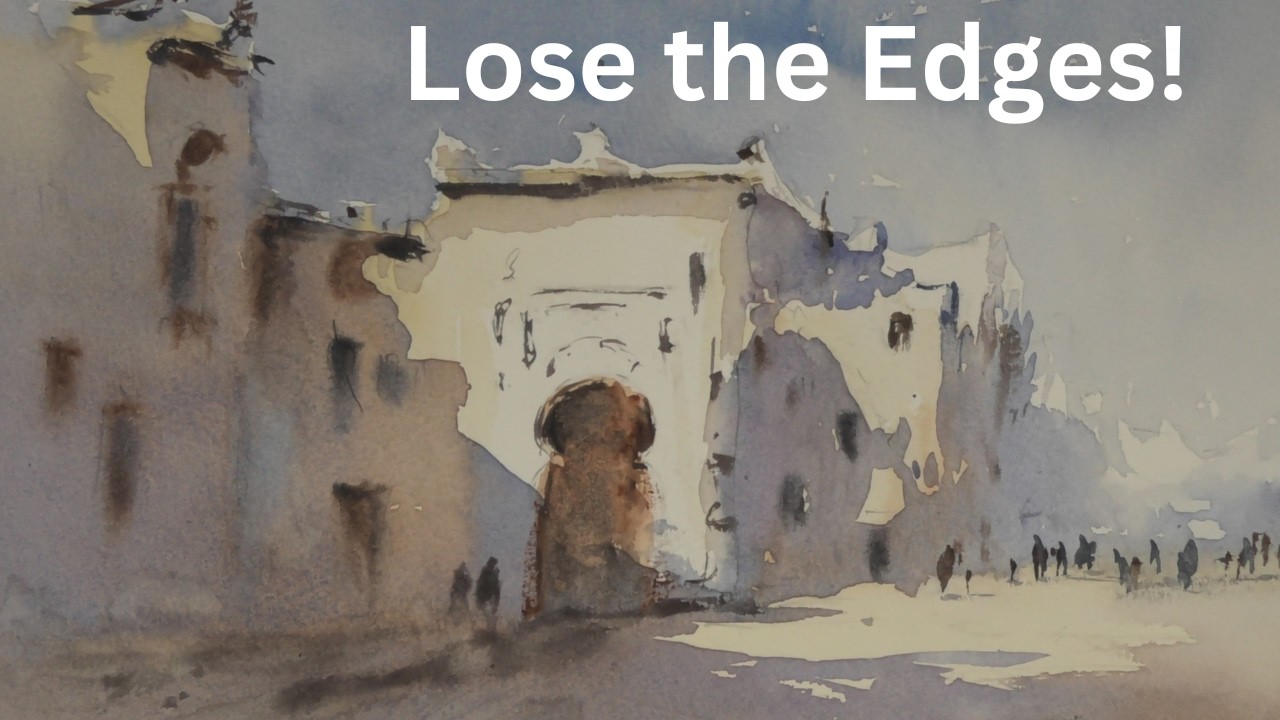 Stop Painting Buildings as Cut-Outs | Advanced Watercolour Edges