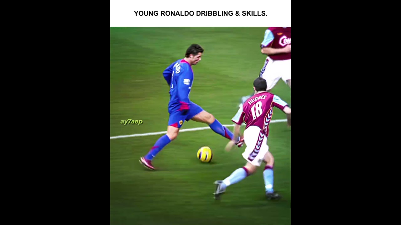 Young Ronaldo Dribbling Skills 🐐🔥