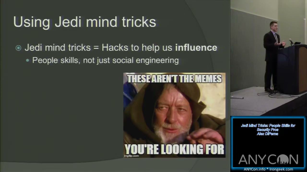 Jedi Mind Tricks People Skills for Security Pros Alex DiPerna