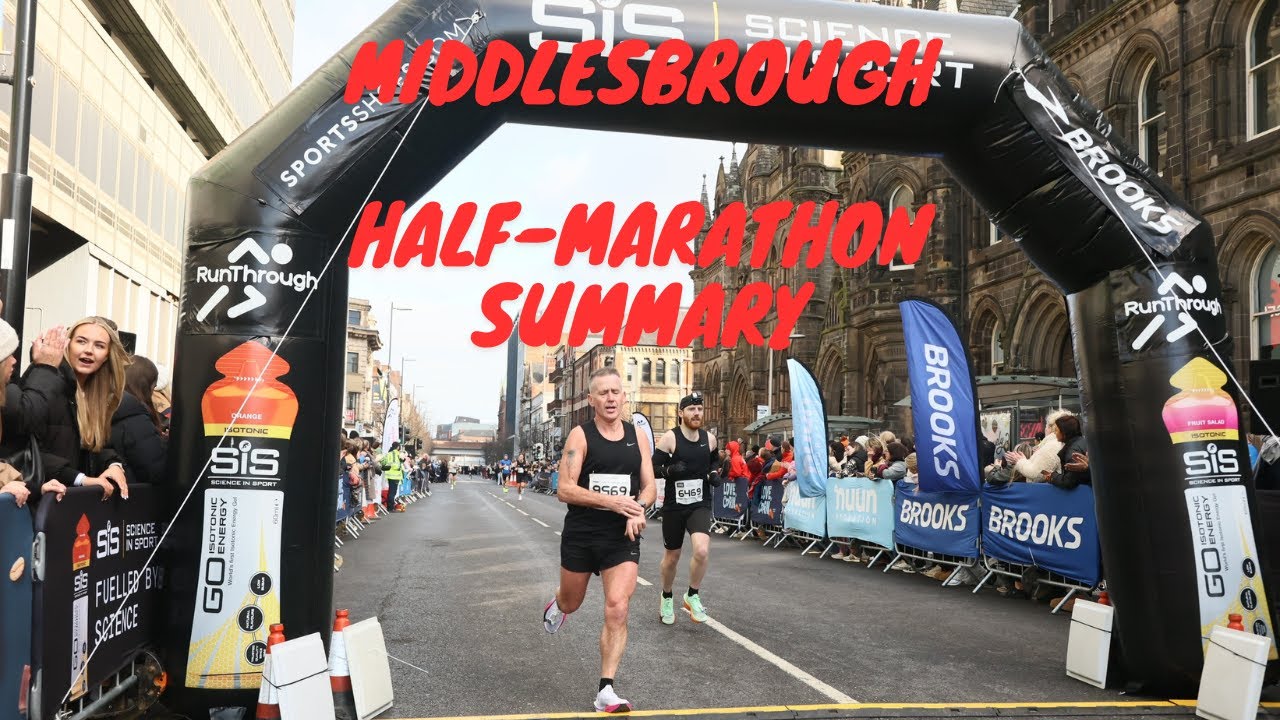 Middlesbrough Half-Marathon 2025 Race Summary - Sub 1:20?
