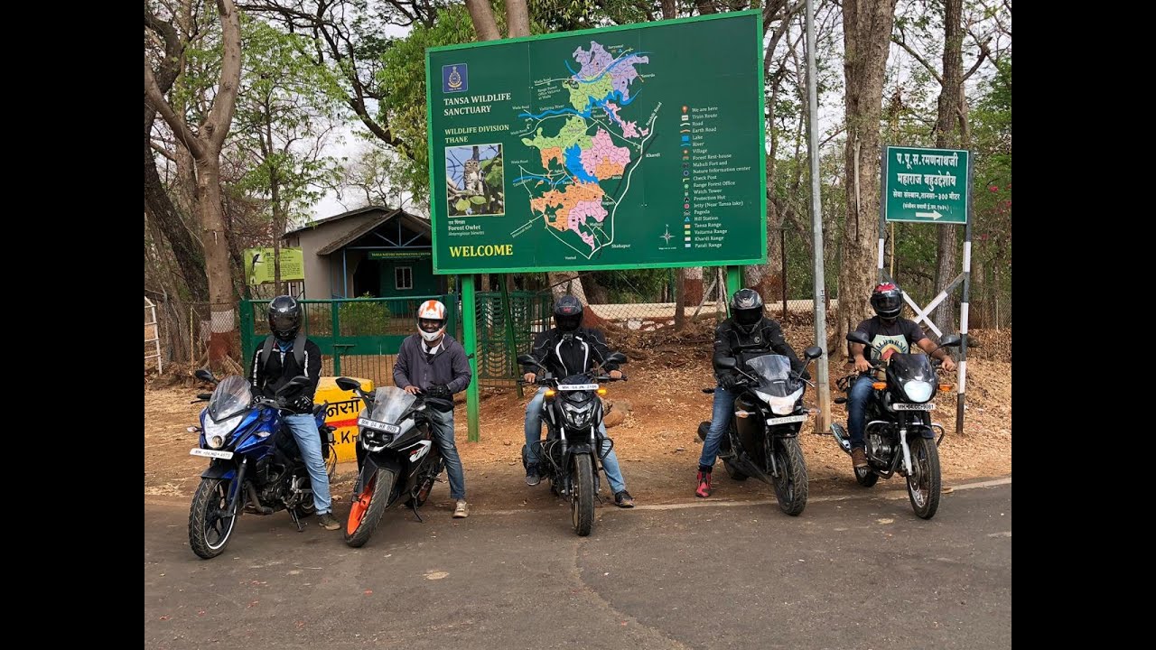 RIDE TO TANSA DAM ! Off-roading in Forest ! #Tansa #motovlog