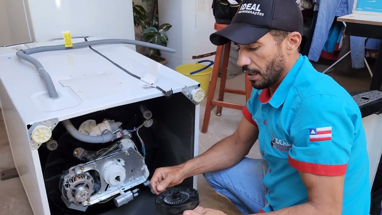 Máquina Brastemp BWK 13, fazendo muito barulho ao centrifugar, saiba porque.