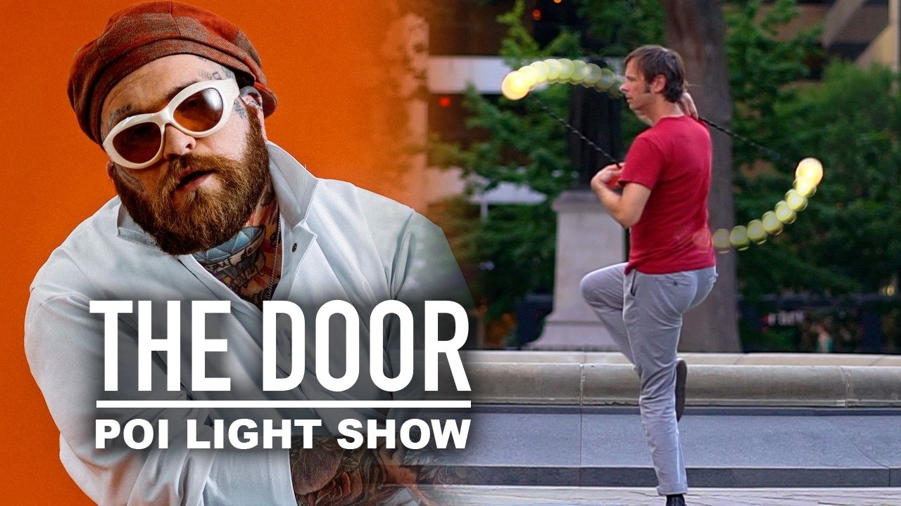 Inspiring Poi Dance Performance - The Door Light Show