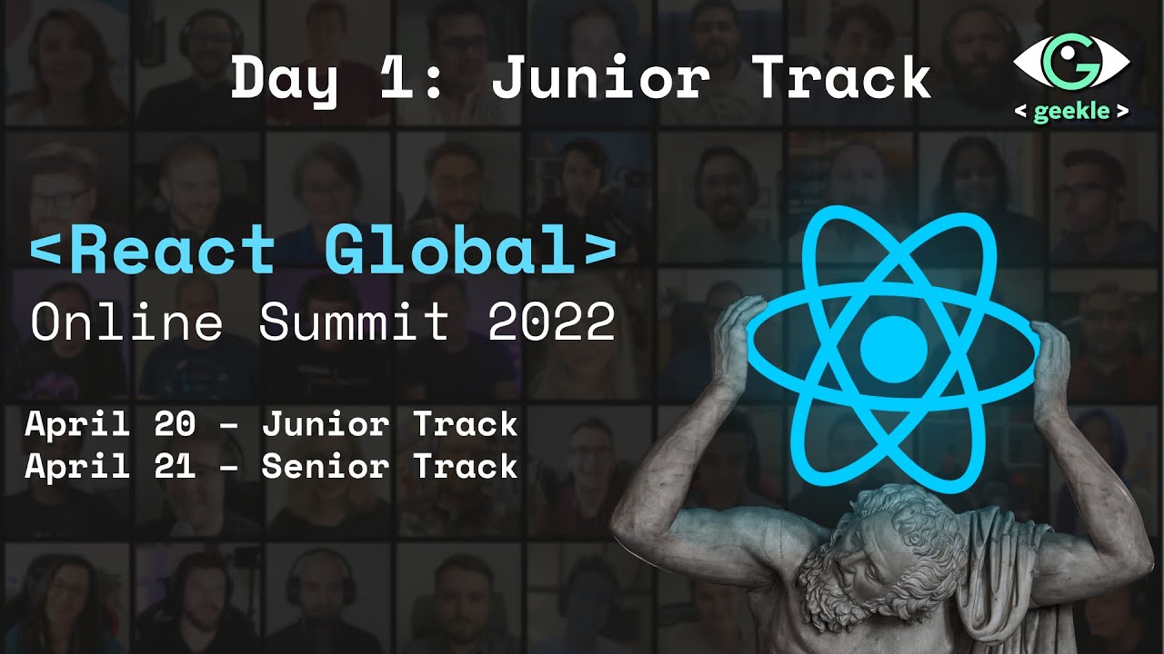 React Global Online Summit 2022 - Junior track