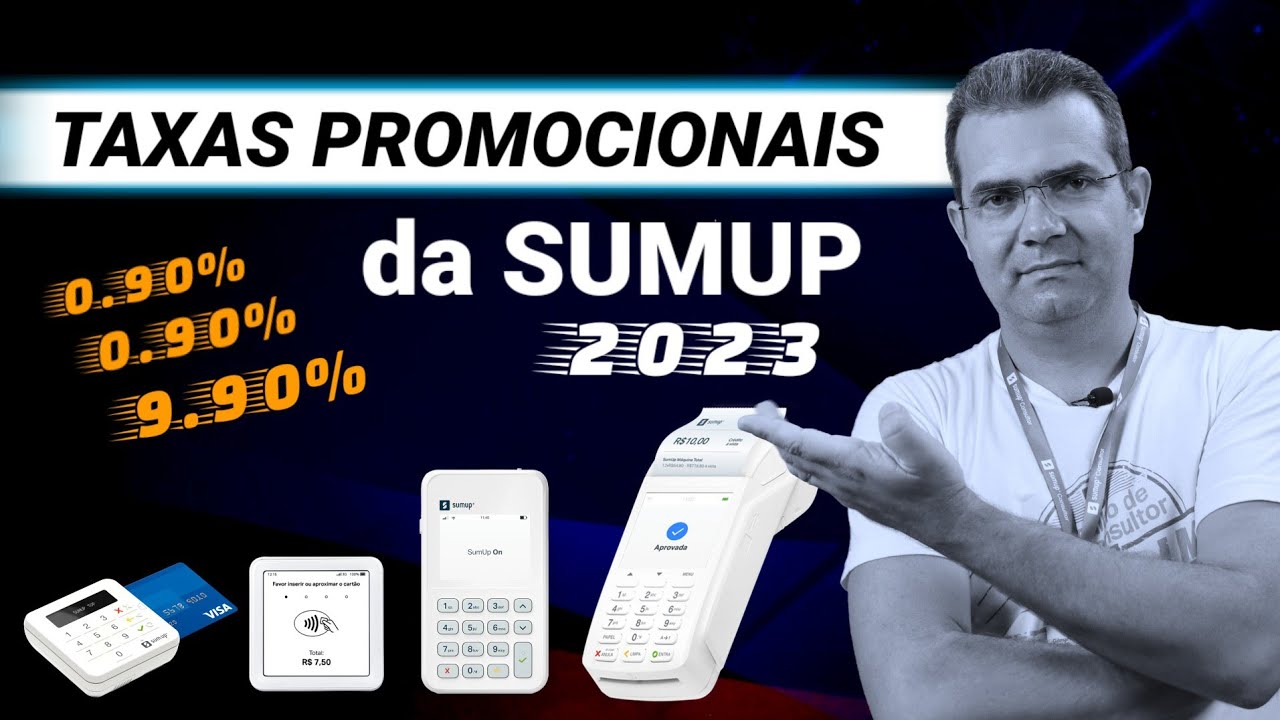 Taxas promocionais da SumUp em 2023 