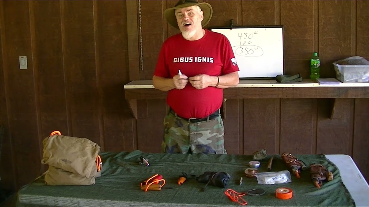 MASTERWOODSMAN SERIES THE FIRE KIT BEGINNING OF THE ONLINE CLASSES SERIES