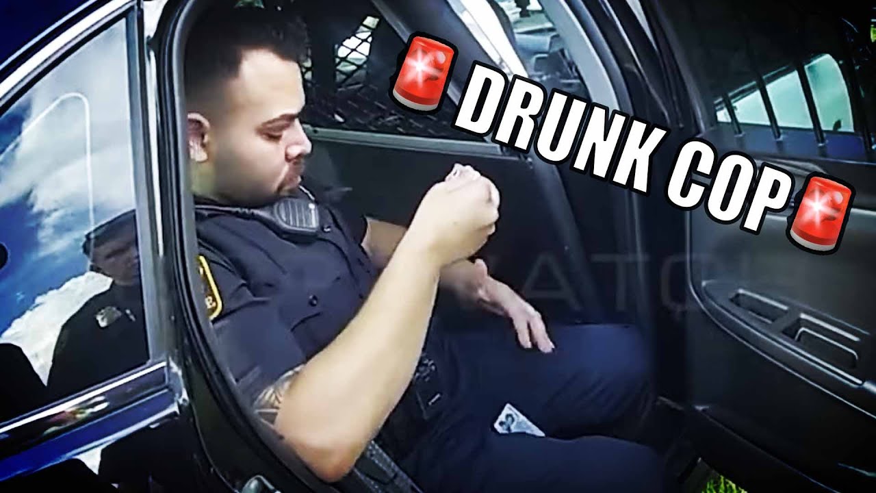 Wasted Cop Doesn't Realize He's Completely Screwed