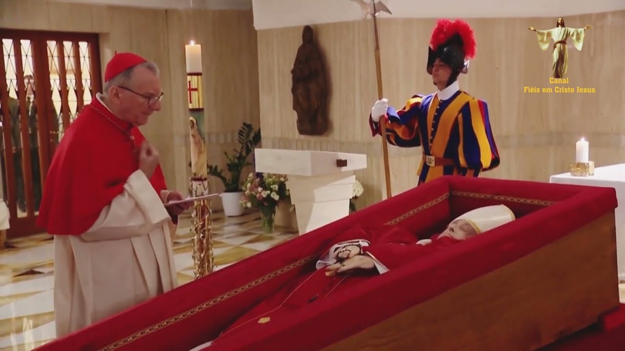 VELÓRIO DO PAPA FRANCISCO EM ROMA JÁ SENDO VELADO PELOS CARDIAIS