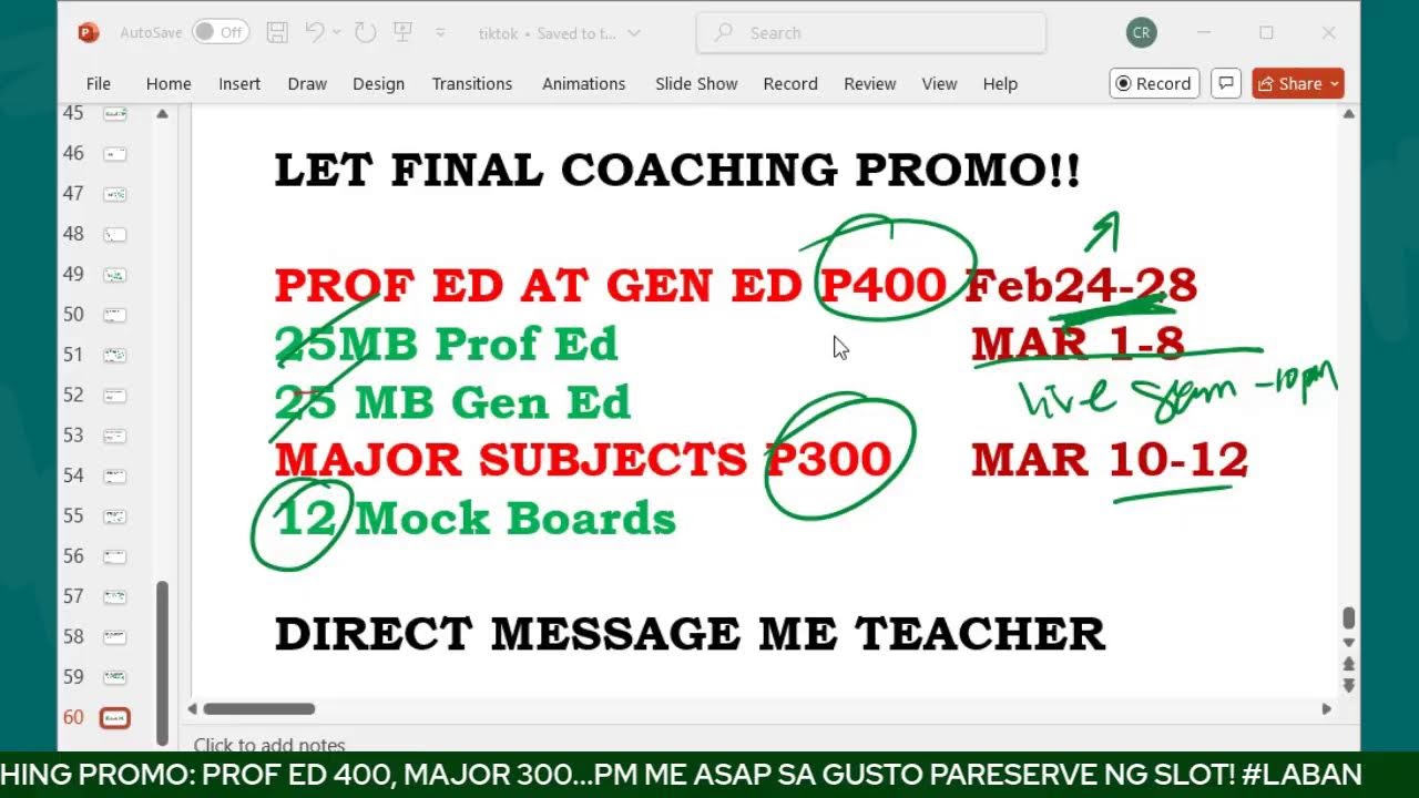 FINAL COACHING DAY 23