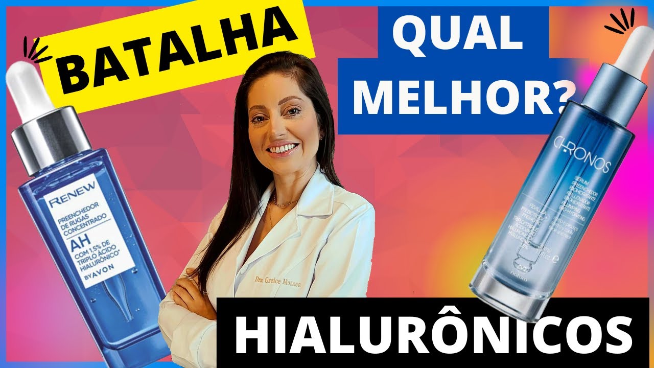 Resenha Comparativa NATURA e AVON Triplo Ácido Hialurônico - Skincare Preenchedores de Rugas